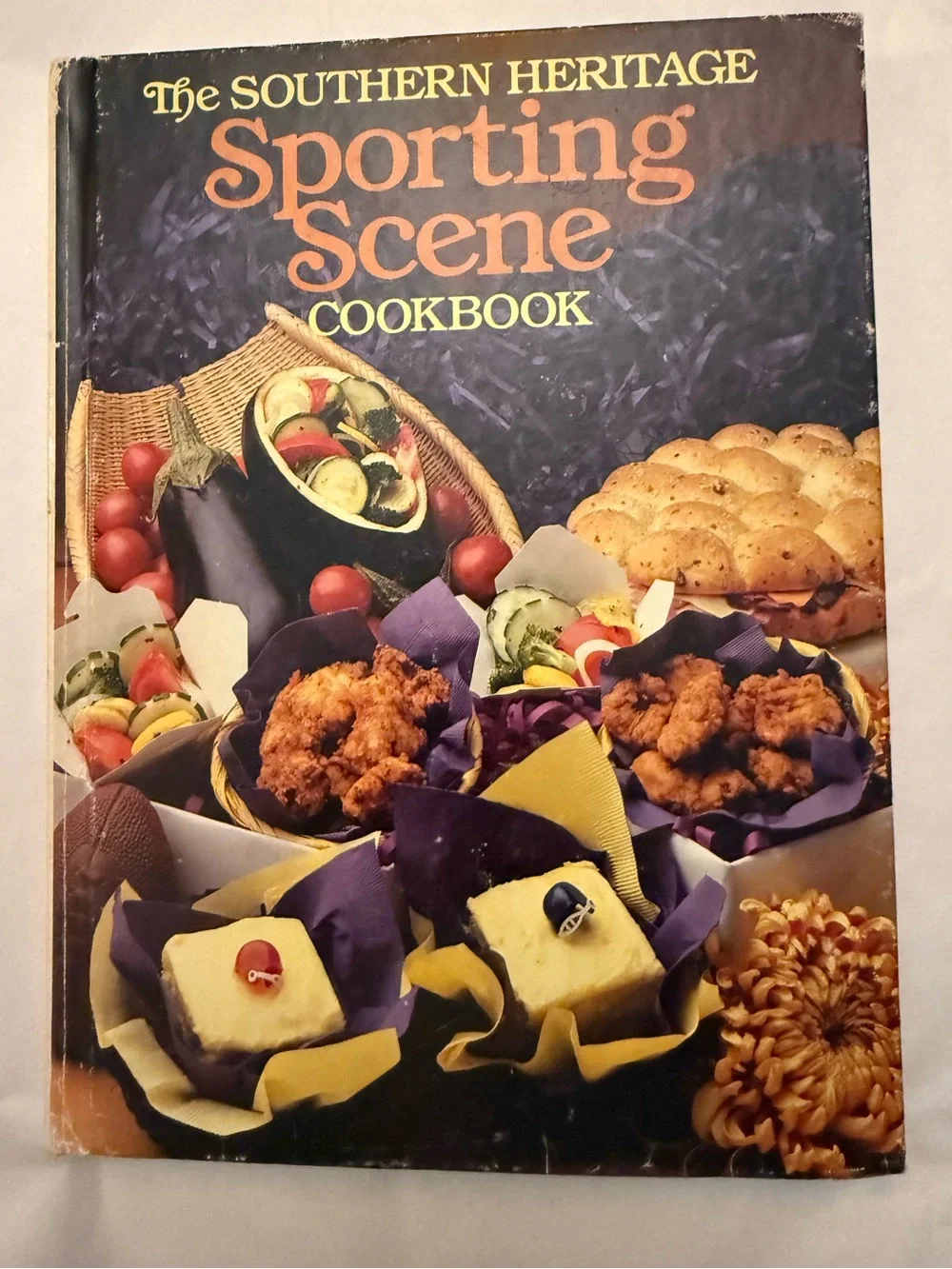 Vintage Sporting Scene Cookbook - Purple Cover Hunting outdoor